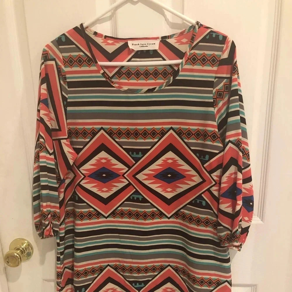 Peach love cream top